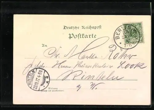AK Otto von Bismarck, Kaiser Wilhelm I. und Graf von Moltke, Der alte Kurs