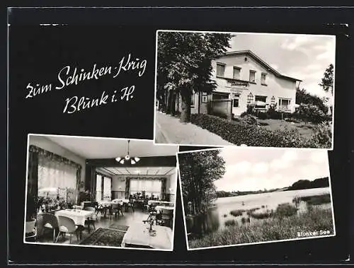 AK Blunk /Kr. Segeberg, Gasthaus Zum Schinken-Krug