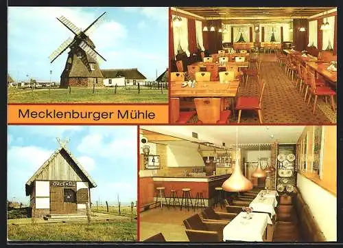 AK Dorf Mecklenburg /Kr. Wismar, Gaststätte Mecklenburger Mühle