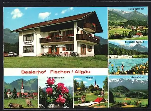 AK Fischen /Allgäu, Gasthaus Beslerhof, Beslerstrasse 22