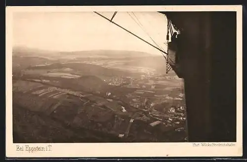 AK Eppstein i. T., Panoramablick aus dem Zeppelin-Luftschiff gesehen