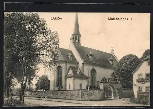 AK Lauda, Marienkapelle und Strasse