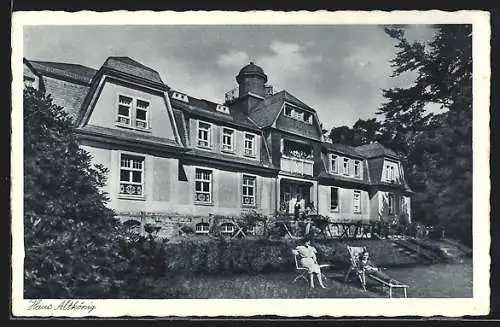 AK Oberursel /Ts., Kuranstalt Hohe Mark, Haus Altkönig