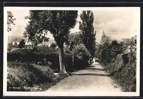 AK St. Wendel, Partie im Kapellenweg