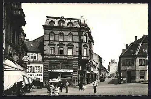 AK Homburg /Saar, Kreuzung an der Karlsbergstrasse