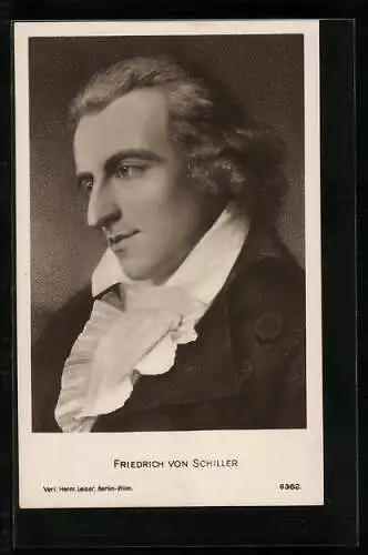 AK Portrait Friedrich von Schiller, Schriftsteller