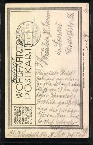 AK Portrait Generalfeldmarschall Paul von Hindenburg in Uniform