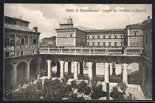 AK Badia di Montecassino, Loggia del Paradiso e Convitio