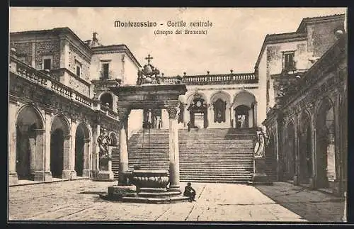 AK Montecassino, Cortile centrale