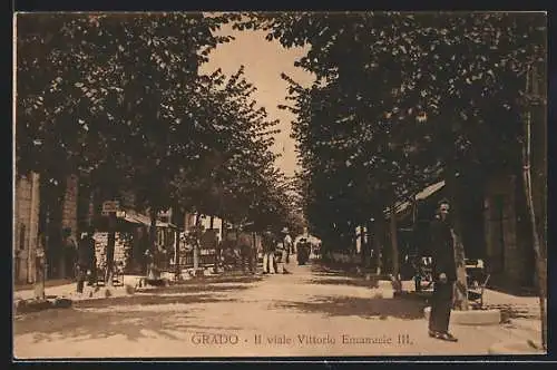 AK Grado, Il viale Vittorio Emanuele III.