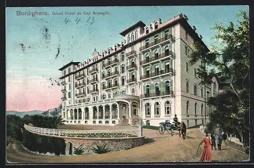 AK Bordighera, Grand Hotel du Cap Ampeglio