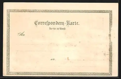 Lithographie Meran, Ortsansicht von der Zenoburg, Schloss Forst, Tappeiner Weg