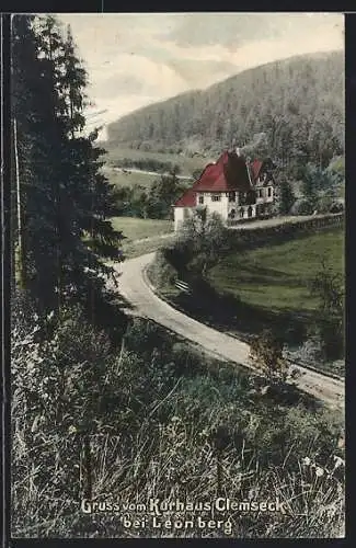 AK Leonberg / Württ., Kurhaus Glemseck mit Umgebung