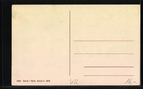 AK Osijek, Strassenpartie am Post-Palais