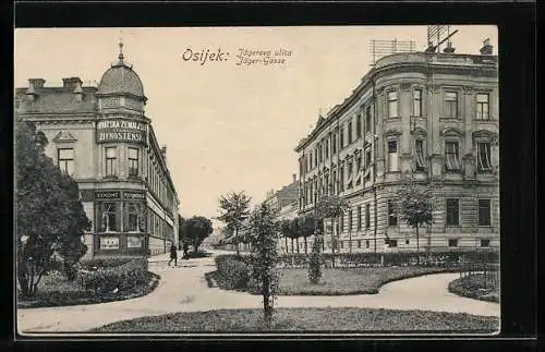 AK Osijek, In der Jäger-Gasse