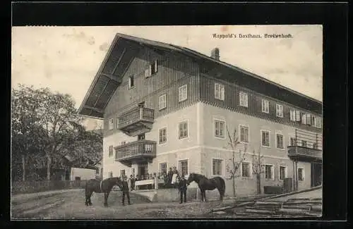 AK Breitenbach, An Rappold`s Gasthaus