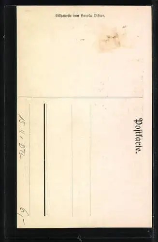Künstler-AK Wiesbaden, Prinz Heinrich Flug 1913, Etappe Wiesbaden 9.-11. Mai