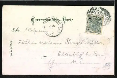 AK Kaltenleutgeben, Hotel und Restaurant Franz X. König Rother Stadl