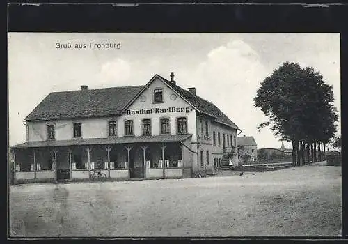 AK Frohburg, Am Gasthof Karl Berg