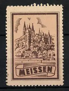 Reklamemarke Meissen, Albrechtsburg