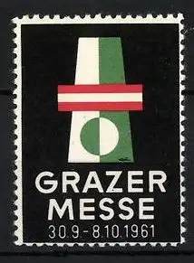 Reklamemarke Graz, Grazer Messe 1961, Messelogo