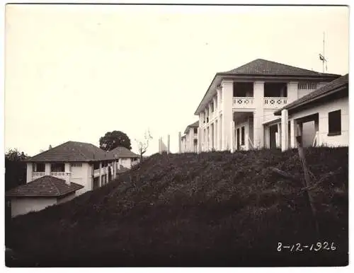 Fotografie unbekannter Fotograf, Ansicht Singapur, Fort Canning am 12.8.1926
