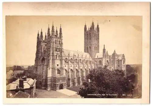 Fotografie G.W.W., Ansicht Canterbury, Cathedral from the Gateway