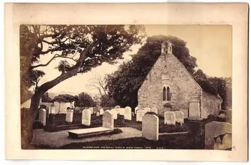 Fotografie G.W.W., Ansicht Alloway, Kirk and Burial Place of Burns Family