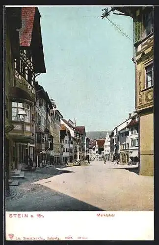 AK Stein a. Rh., Marktplatz