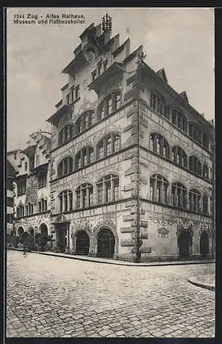 AK Zug, Altes Rathaus - Museum und Rathauskeller