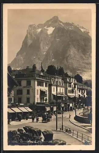 AK Grindelwald, Hotel Jura, Wetterhorn