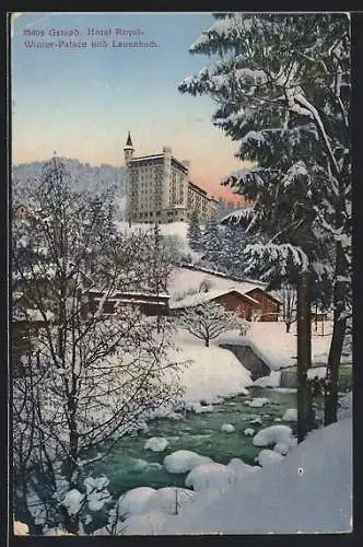 AK Gstaad, Hotel Royal-Winter-Palace und Lauenbach