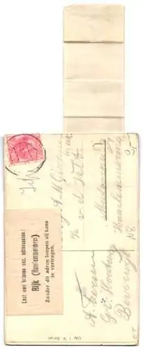 Leporello-AK Wijk an Zee, Dorp - Zeezijde, In de Duinen, Duinen met Villa`s, Rijkert Aertzweg