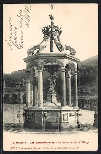 AK Einsiedeln, Am Marienbrunnen