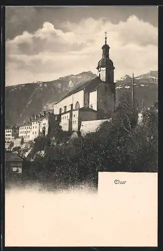 AK Chur, Blick auf die Kirche