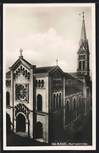 AK Basel, An der Mariakirche