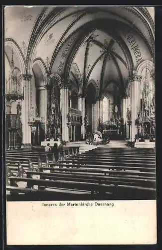 AK Dussnang, Innenansicht der Marienkirche