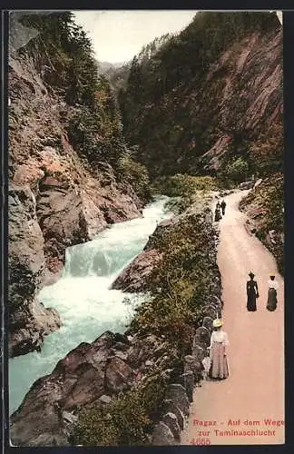 AK Ragaz, Auf dem Weg zur Taminaschulcht