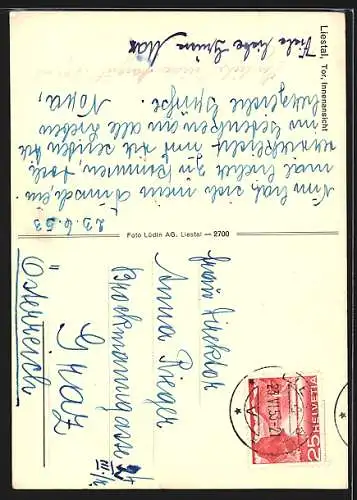 AK Liestal, Strassenpartie mit Tor