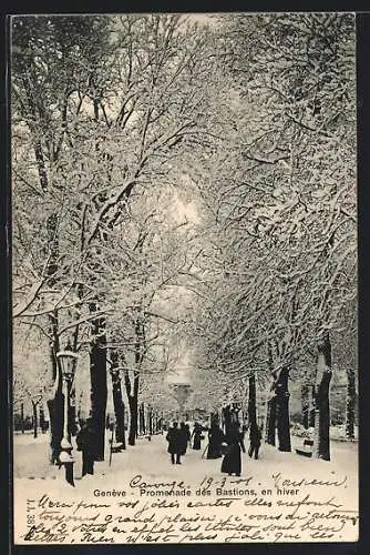 AK Genève, Promenade des Bastions