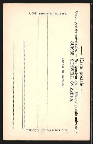 AK Basel, Am St. Jacobsdenkmal