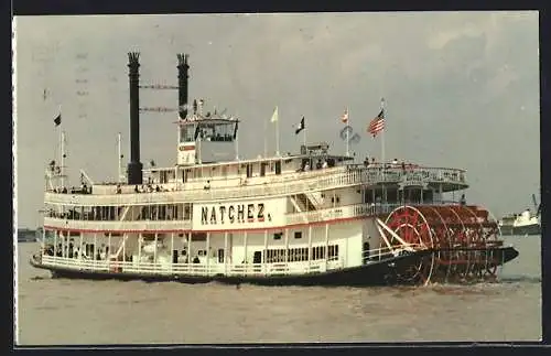 AK Steamboat Natchez, New Orleans Steamboat Co.