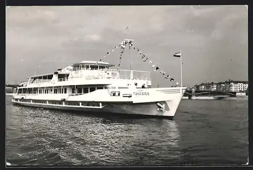 AK Schiff an der Donau Táncsics