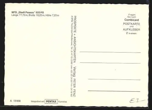 AK MFS Stadt Passau auf der Donau