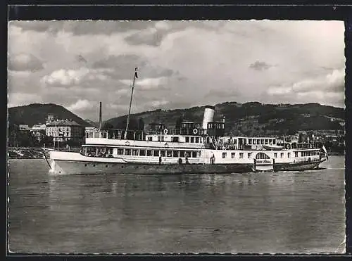 AK Dampfer Johann Strauss, Erste Donau Dampfschiffahrts Gesellschaft