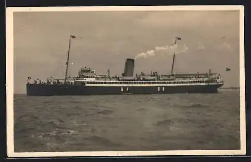 AK Passagierschiff Kaiser auf offener See