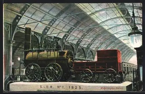 AK S. & D. R. No. 1 at Darlington Station