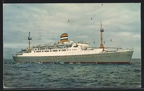 AK S.S. Maasdam auf hoher See