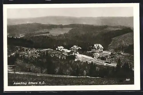 AK Ausschlag, Zöbern, Ortsansicht mit Umgebung