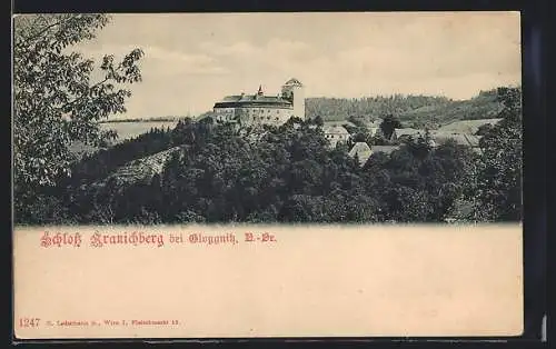 AK Gloggnitz, Schloss Kranichberg mit Umgebung